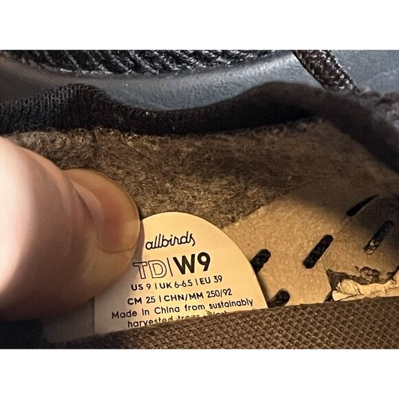 Allbirds Tree Dasher TD Black Everyday Running Shoes Womens 9 - Picture 5 of 5